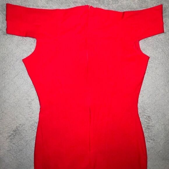 Love Culture Sexy Off Shoulder Red Dress - Picture 8 of 11